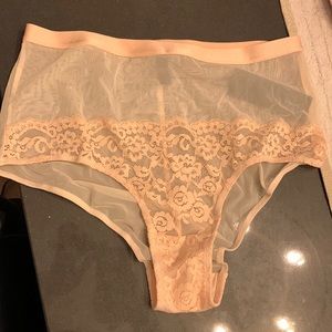 NWT lace mesh lingerie bottom